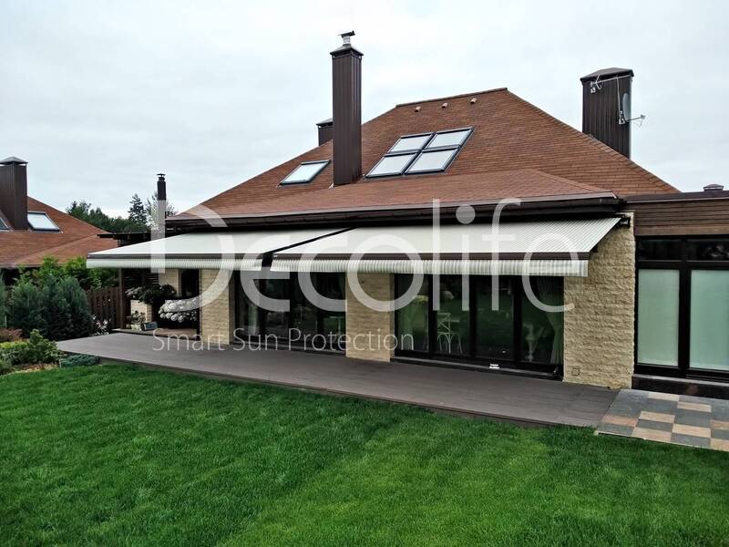 Awning Decolife G200 + Vertical system Zip 130 - 
