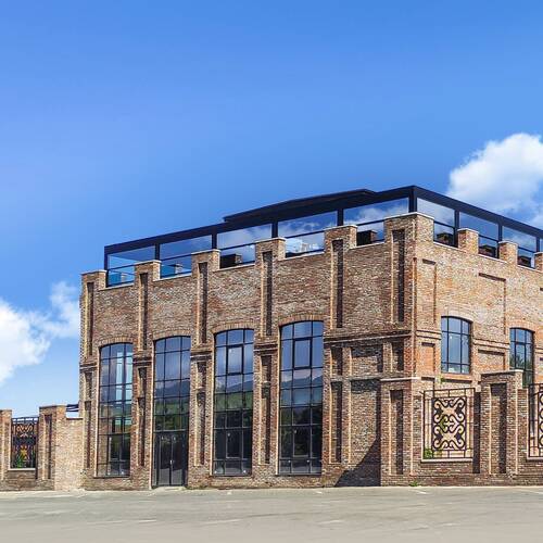 Pergola Bioclimatic Decolife B500-25P + Guillotine glazing W500 