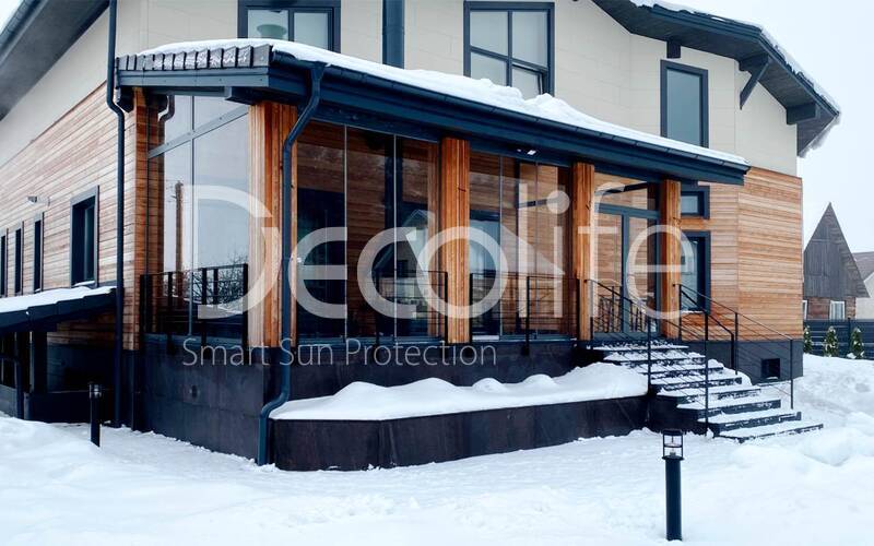 Раздвижное безрамное остекление Decolife S100 - 