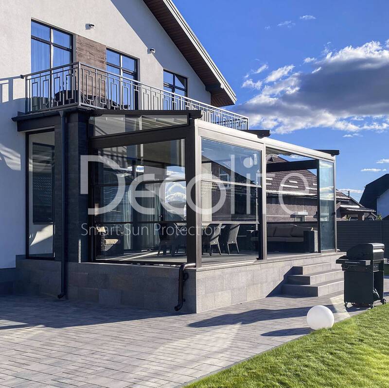 Tent pergola Decolife Project Light + W500 + S200 + FC48 - 