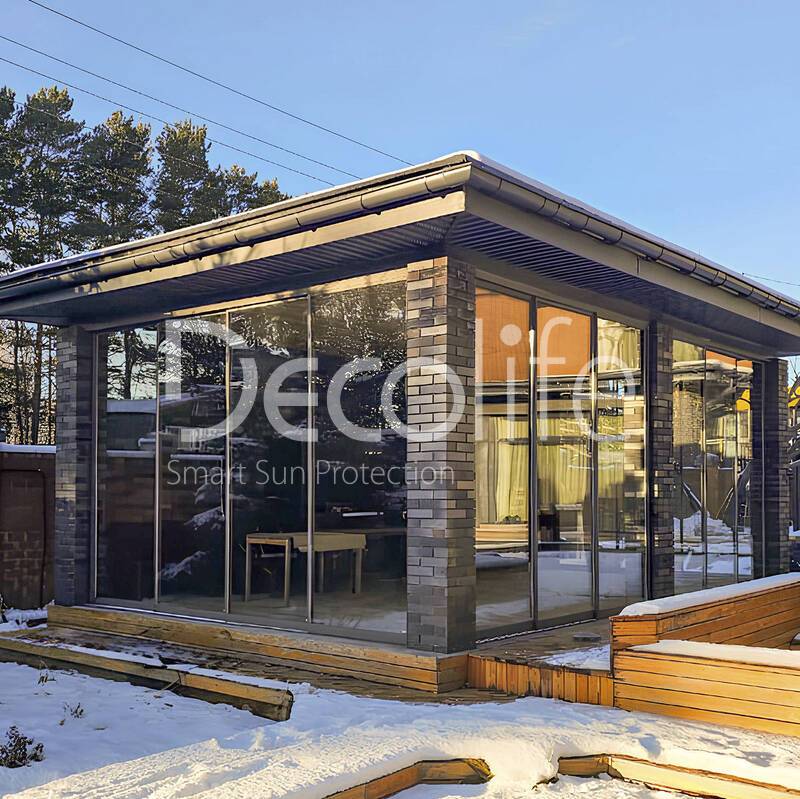 Sliding glazing Decolife S500, implemented by ''Liberty'' partner - 