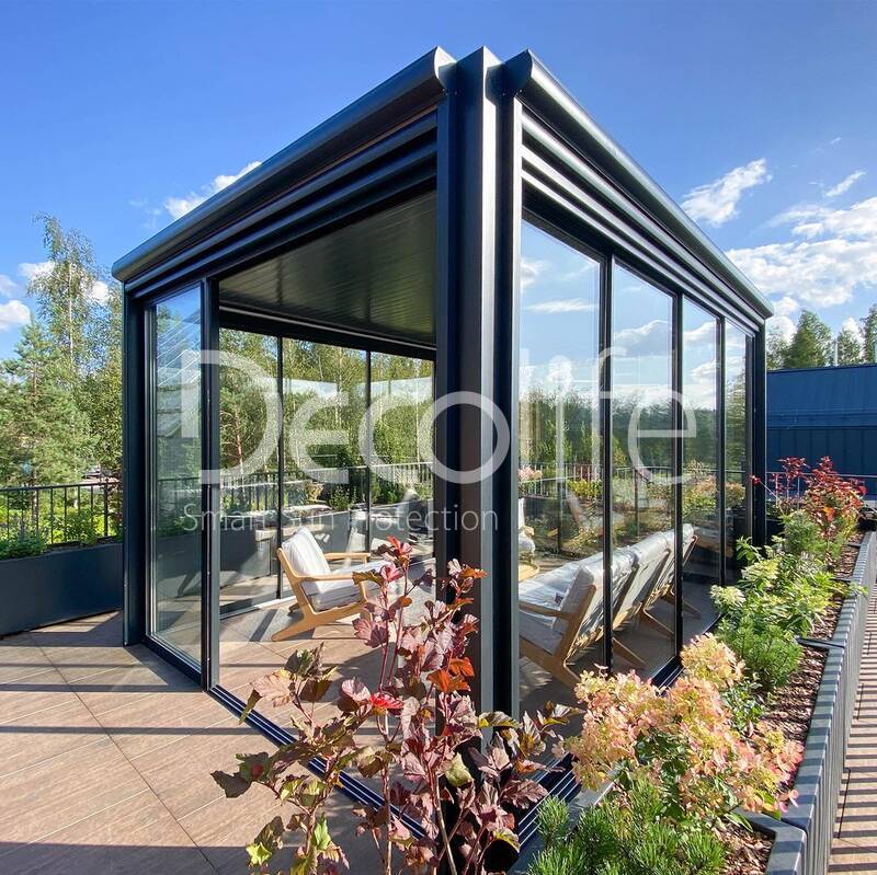 Pergola Decolife Bioclimatic + Glazing S500 - 