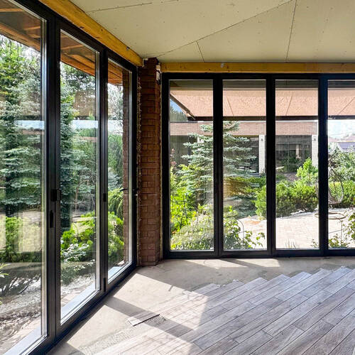 Decolife BF77 panoramic folding doors (with thermal break) + G500