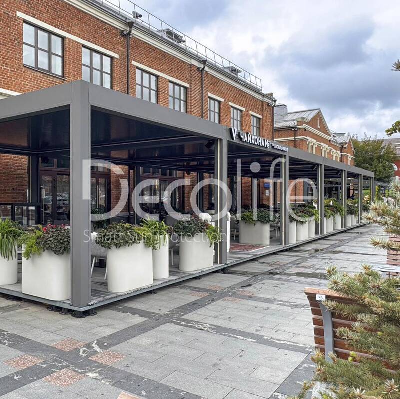 Decolife B600 PIR pergola with Termo insulation - 