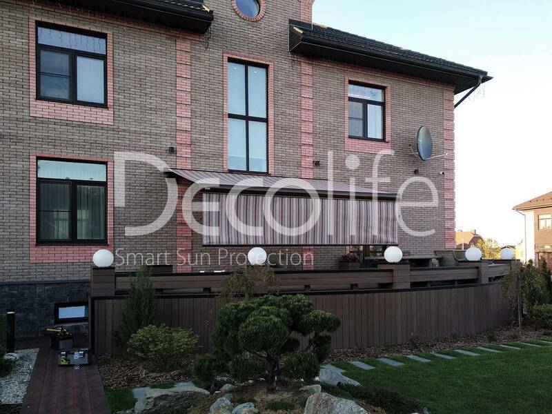 Cassette awning Decolife G700 with vario shuttlecock - 