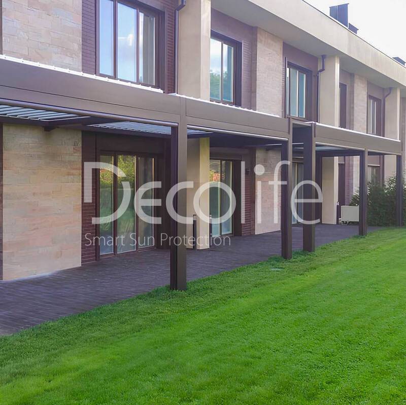 Bioclimatic Decolife B500 Pergola + Zip 130 Vertical System - 