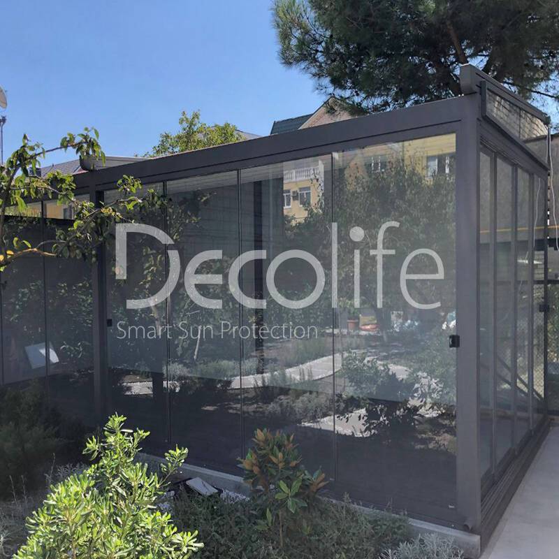 Pergola Decolife Basic&Pro New + Sliding glazing S200 - 