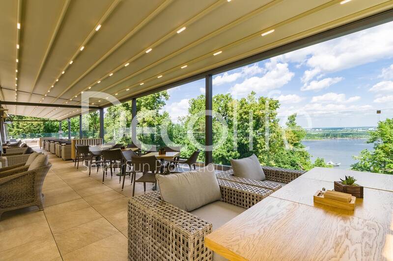 Pergola Decolife Project Light Twin+ Frameless glazing S100 - 
