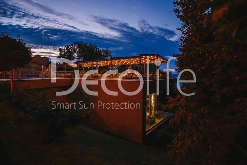 Pergola Decolife Project Light Twin+ Frameless glazing S100 - 