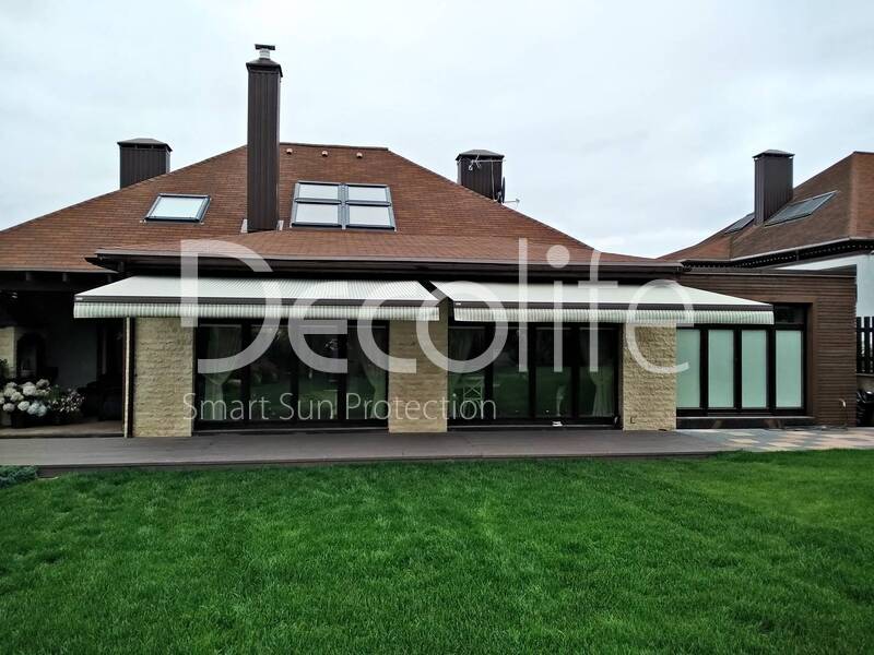 Awning Decolife G200 + Vertical system Zip 130 - 