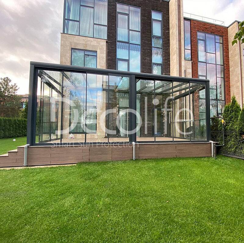 Winter Garden Decolife + Frame sliding glazing S500, implemented by partner Lux Terras - 