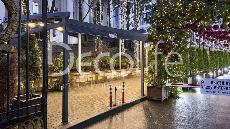 Decolife Freestanding Awning Pergola - 