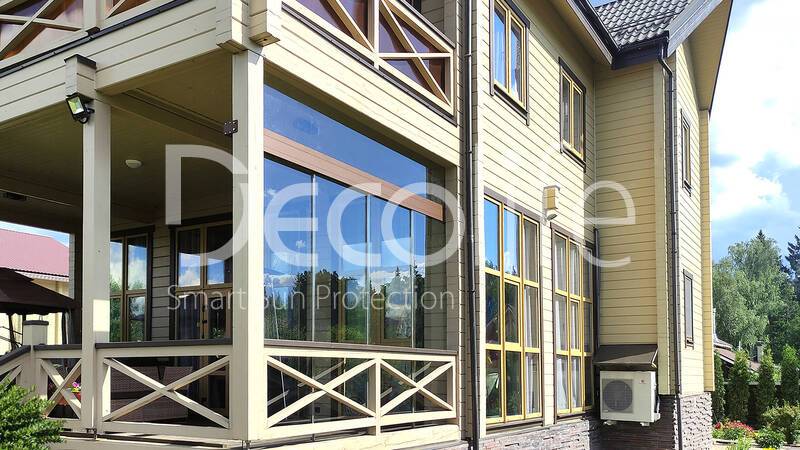 Sliding frameless glazing Decolife S100 - 