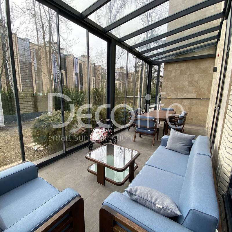 Winter Garden Decolife + Frame sliding glazing S500, implemented by partner ''Lux Terras'' - 