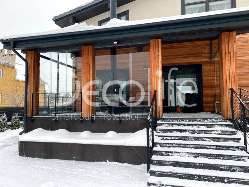 Раздвижное безрамное остекление Decolife S100 - 