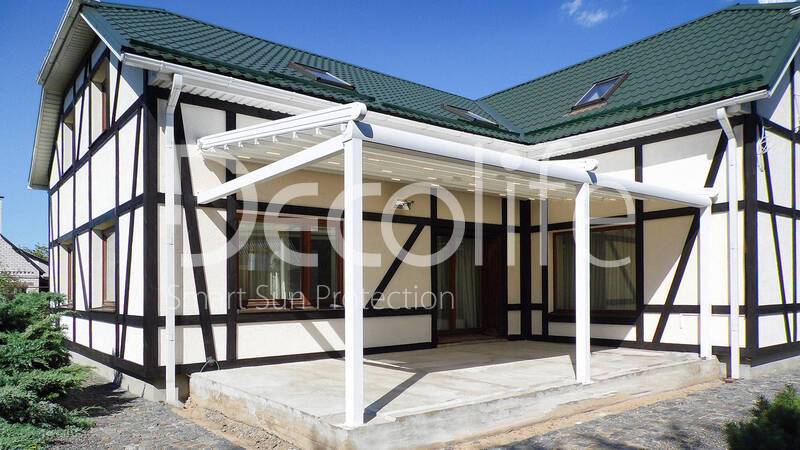 Wall pergola for terrace Decolife Basic&Pro New - 