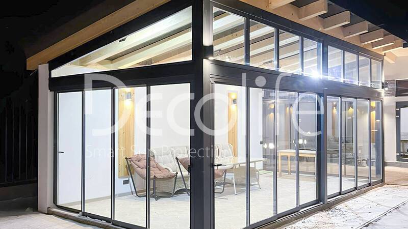 Decolife S500 sliding glazing + FC-42 Decolife doors - 