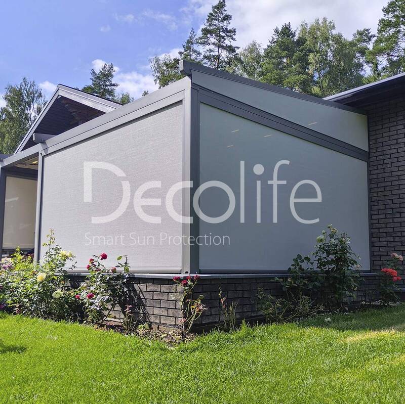 Awning pergola Decolife Project Light + Zip 100 - 