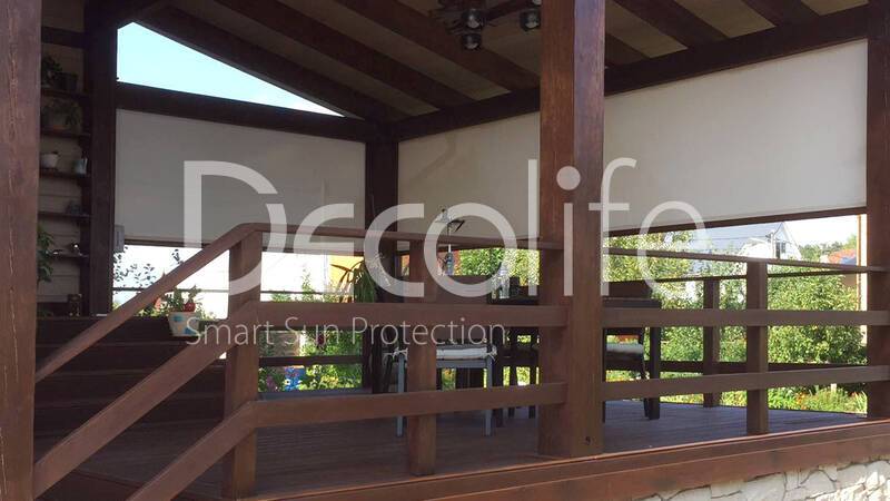 Vertical system Zip 130 for furnishing country terraces - 