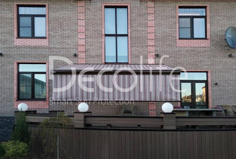 Cassette awning Decolife G700 with vario shuttlecock - 