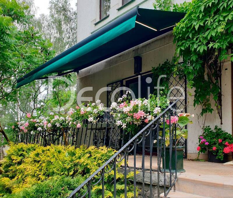 Cassette awning Decolife G500 with backlight in elbows - 
