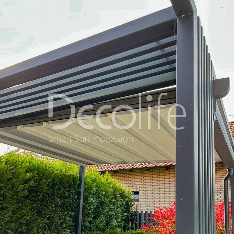 Sliding awning Decolife Vario Project Light, implemented by partner LLC ''European Sun Protection Systems'' - 
