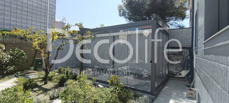 Pergola Decolife Basic&Pro New + Sliding glazing S200 - 