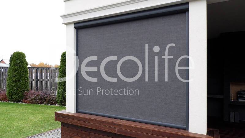 Vertical system Zip 130 Decolife for the gazebo - 