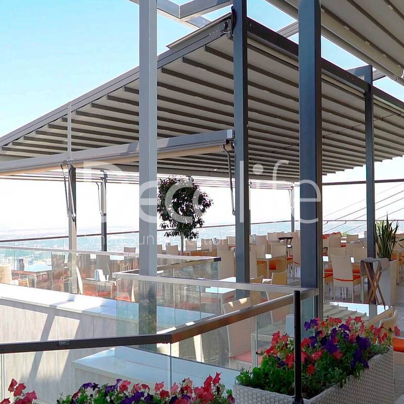 Tent pergolas Decolife Project Light, implemented by partner ''TENT VERTEX'' - 