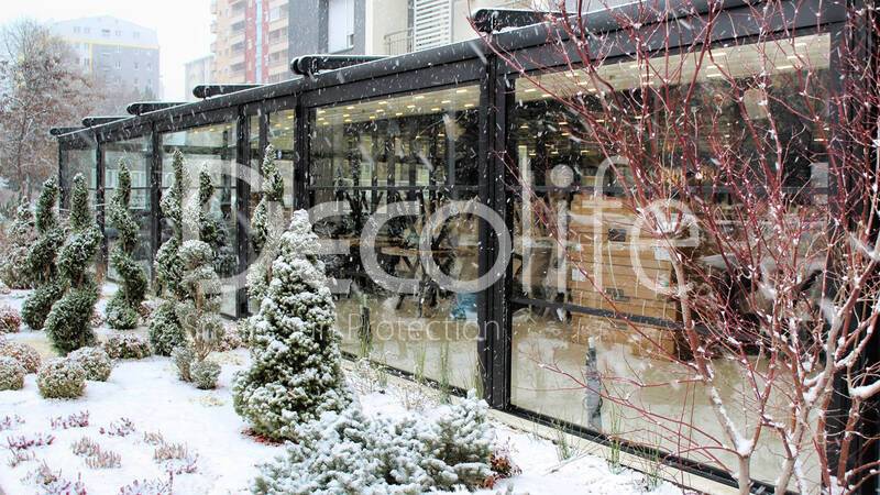 Pergola Decolife Basic&Pro New + guillotine windows W600 - 