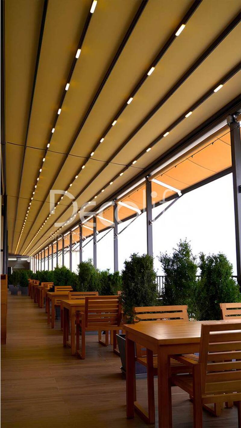 Tent pergola Decolife Basic&Pro New with awnings G400, implemented by partner ''TENT VERTEX'' - 