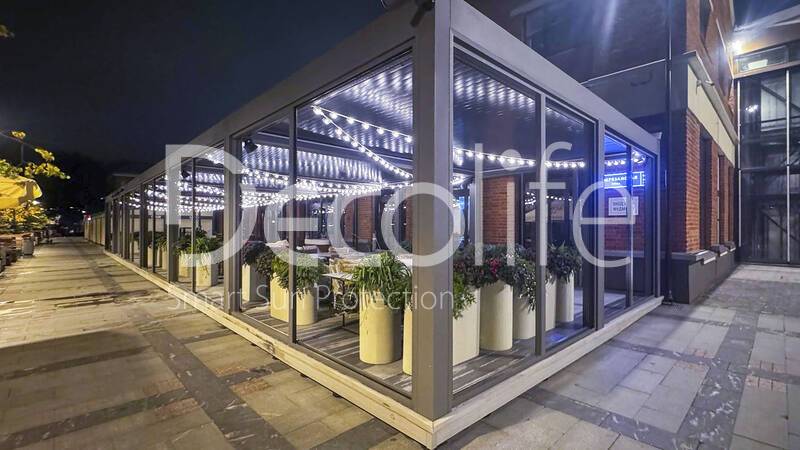 Decolife B600 PIR pergola with Termo insulation - 