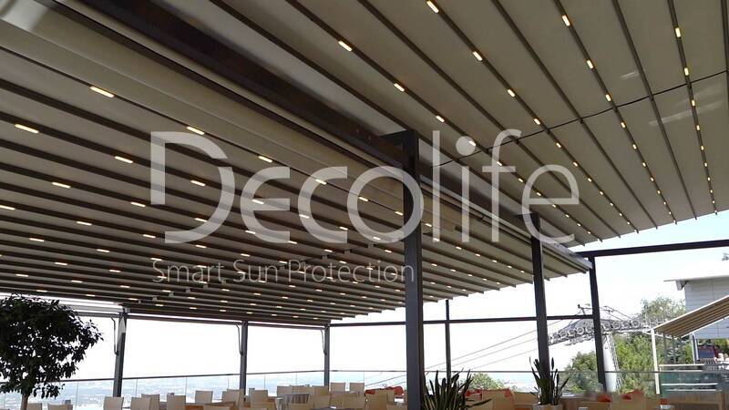 Tent pergolas Decolife Project Light, implemented by partner ''TENT VERTEX'' - 