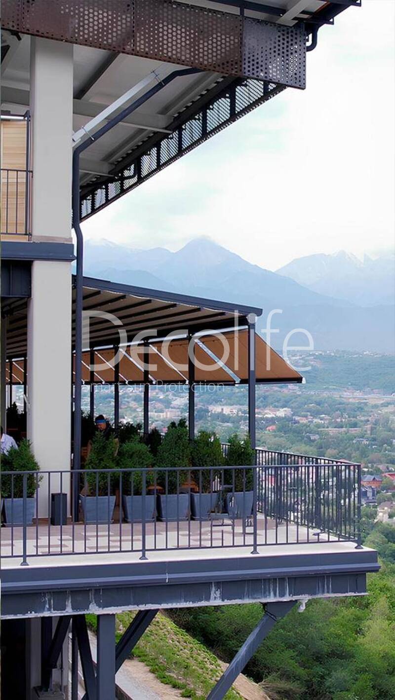 Tent pergola Decolife Basic&Pro New with awnings G400, implemented by partner ''TENT VERTEX'' - 