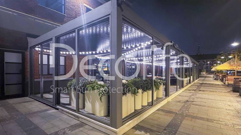 Decolife B600 PIR pergola with Termo insulation - 