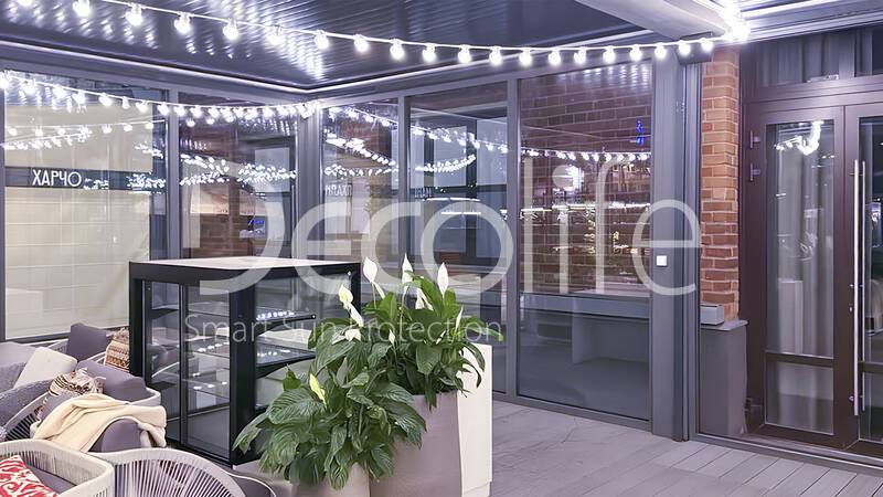 Decolife B600 PIR pergola with Termo insulation - 