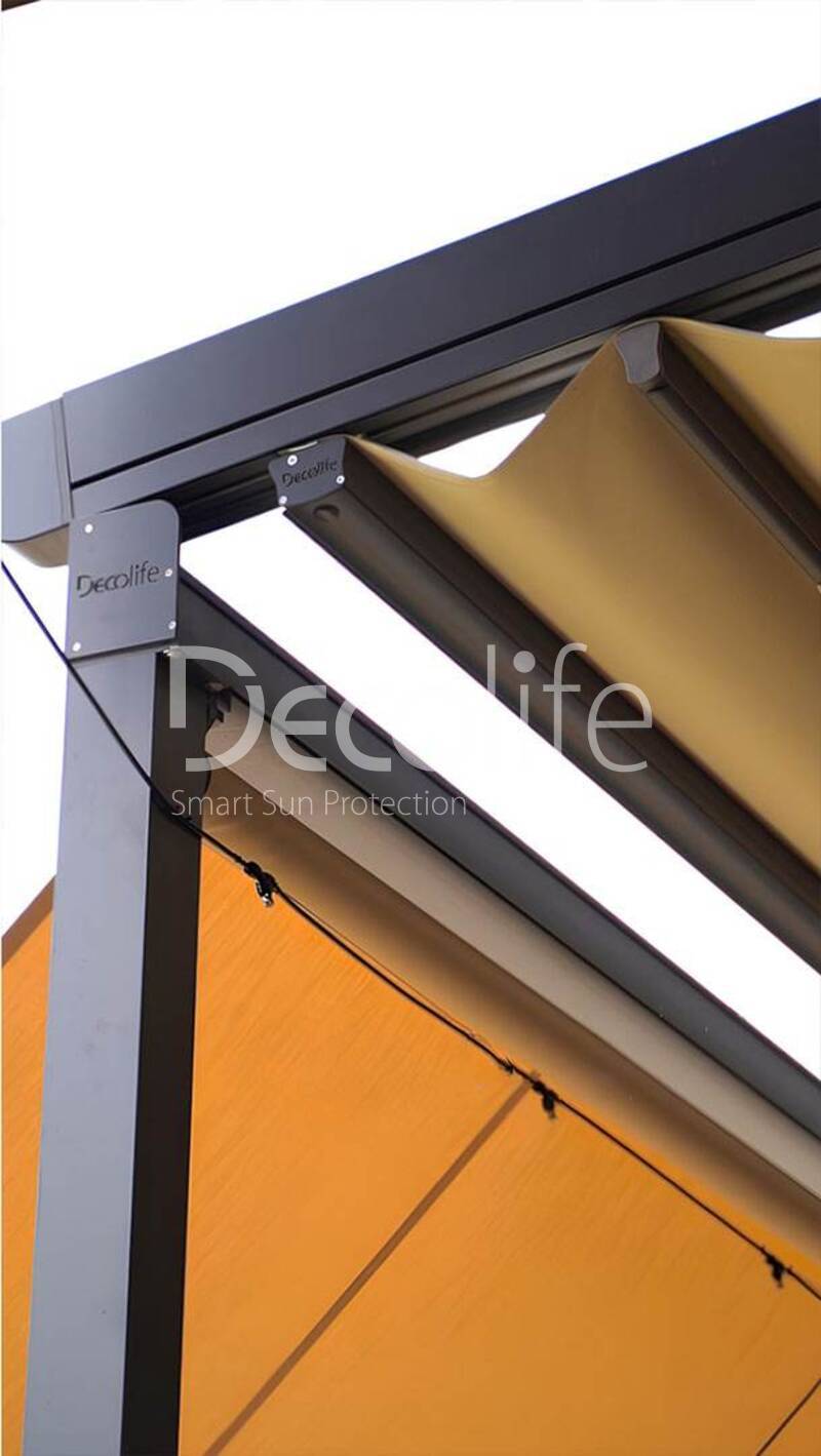 Tent pergola Decolife Basic&Pro New with awnings G400, implemented by partner ''TENT VERTEX'' - 