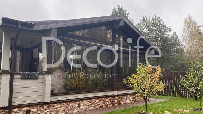 Panoramic sliding doors Decolife HS162 with thermal break (warm series), implemented by partner ''Lux Terras'' - 
