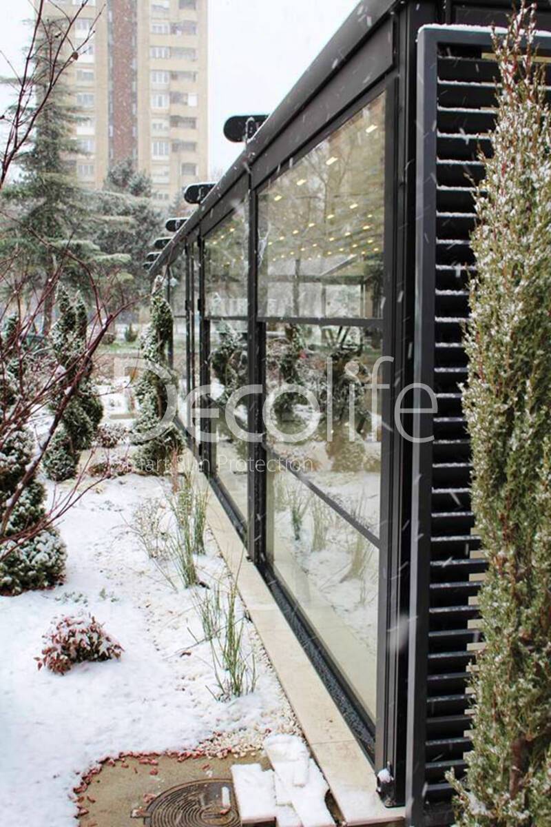 Pergola Decolife Basic&Pro New + guillotine windows W600 - 