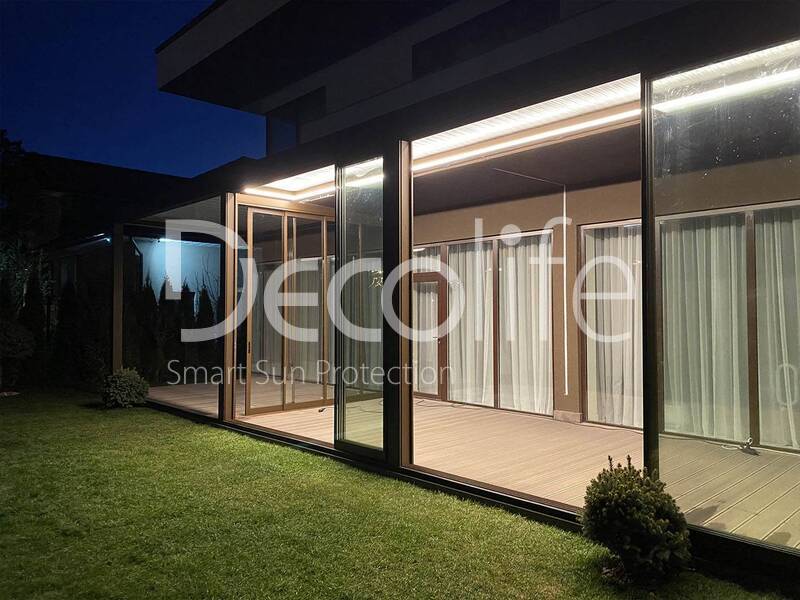 Pergolas Decolife Bioclimatic B500-25P + B600 PIR- implemented by partner ''Lux Terras'' - 