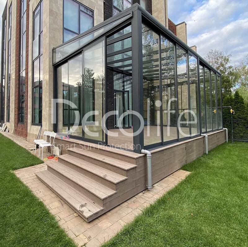 Winter Garden Decolife + Frame sliding glazing S500, implemented by partner Lux Terras - 