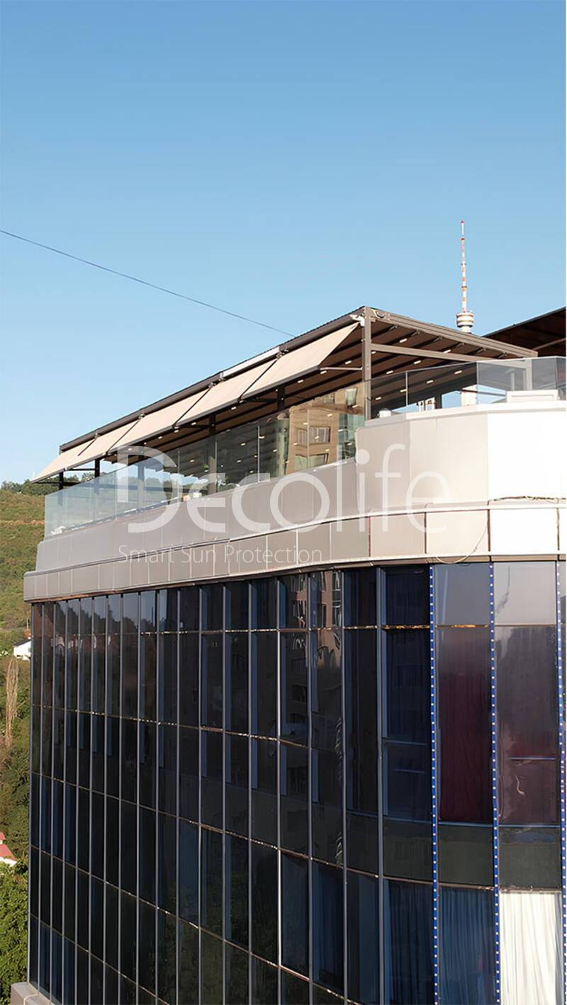 Tent pergola Decolife Basic&Pro New + awnings G400, implemented by partner ''TENT VERTEX'' - 