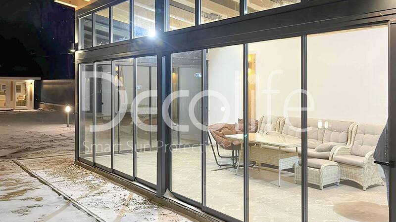 Decolife S500 sliding glazing + FC-42 Decolife doors - 