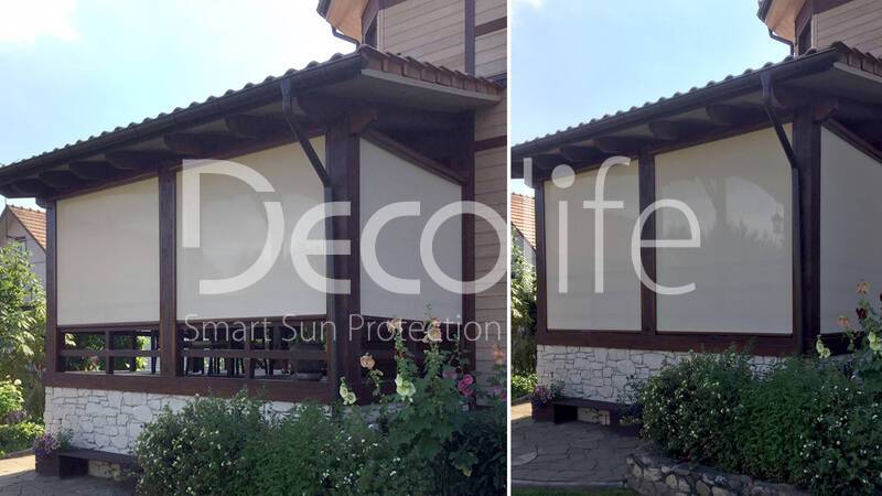 Vertical system Zip 130 for furnishing country terraces - 