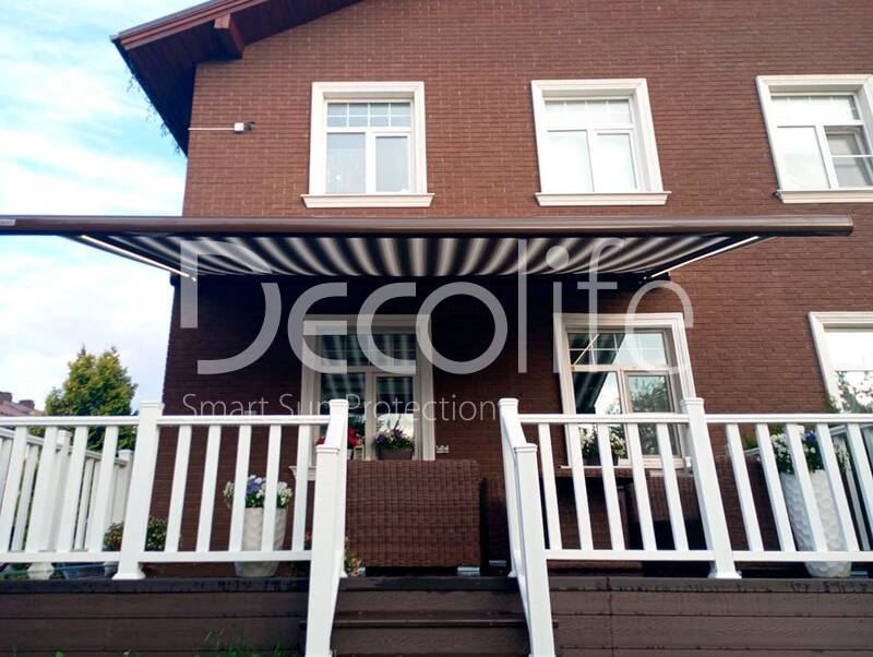 Cassette awning Decolife G500 with backlight in elbows - 