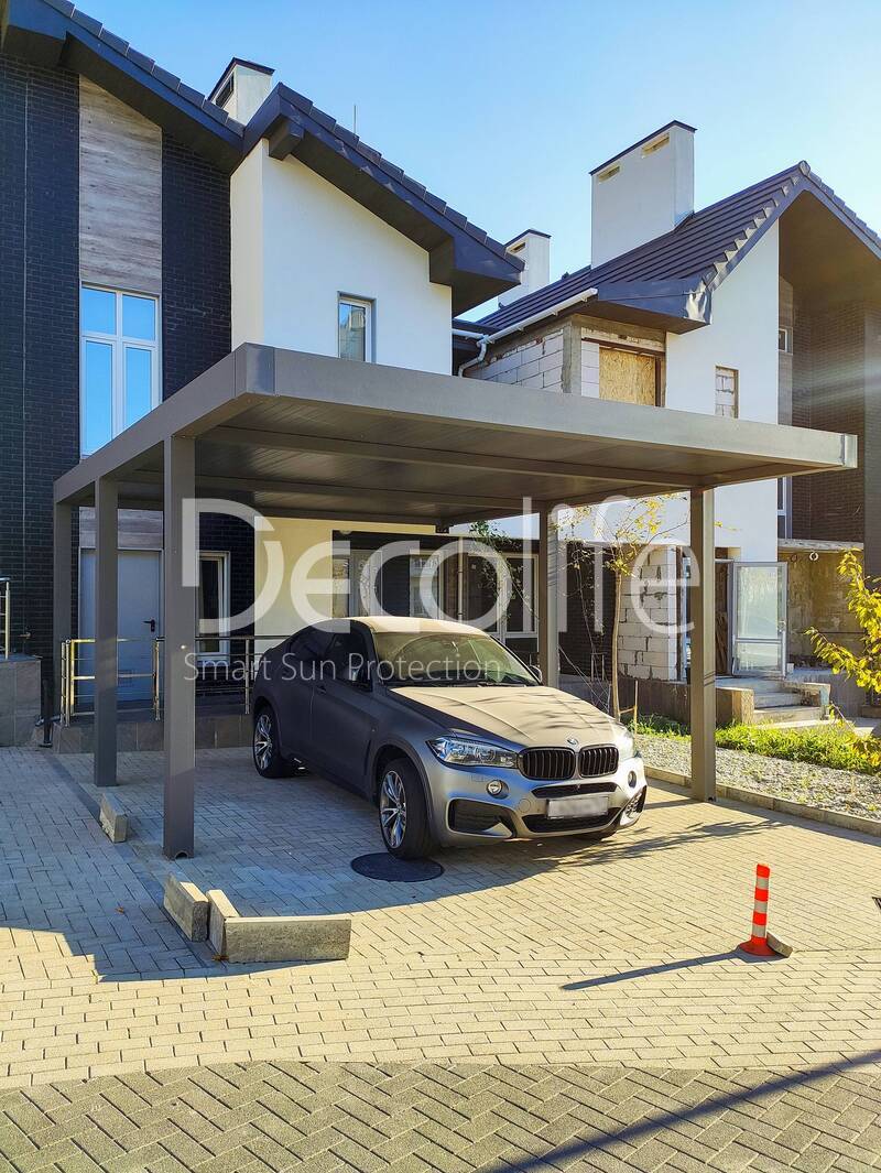 Bioclimatic pergola Decolife B600 PIR with console - 