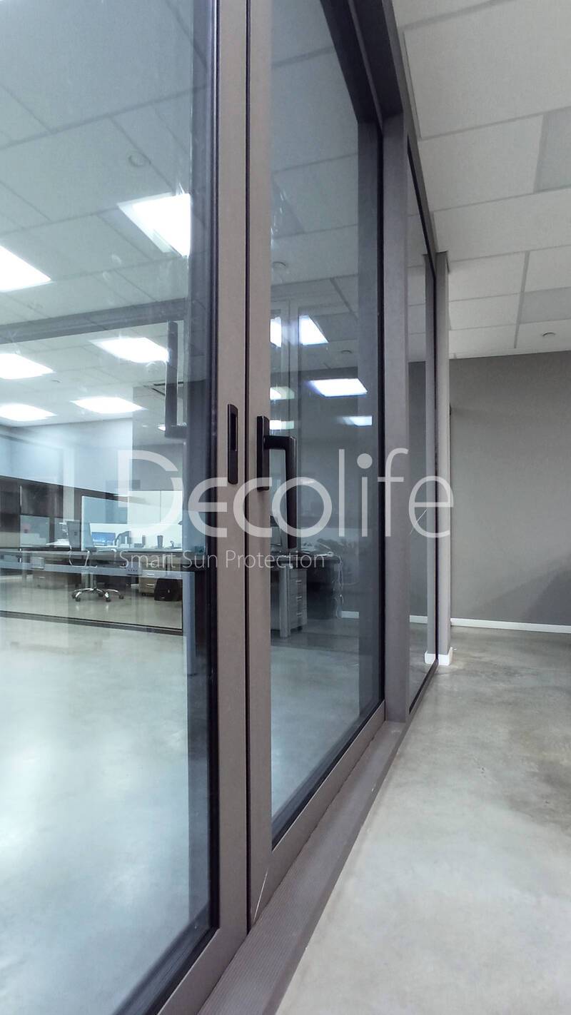 Panoramic sliding doors (portal) Decolife HS162 with thermal break, warm series - 