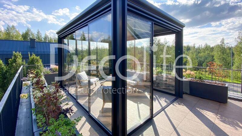 Pergola Decolife Bioclimatic + Glazing S500 - 