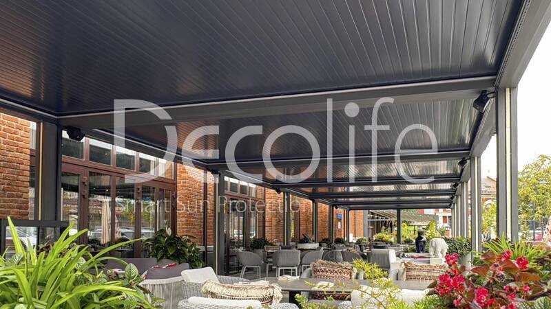 Decolife B600 PIR pergola with Termo insulation - 