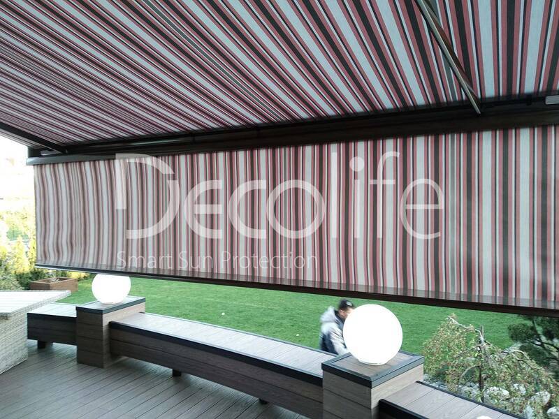 Cassette awning Decolife G700 with vario shuttlecock - 